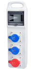230V 32 Amp IP67 पोर्टेबल सॉकेट बॉक्स पीसी प्लास्टिक बॉक्स IEC मानक: