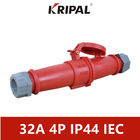 IP44 32 Amp IEC औद्योगिक प्लग और कनेक्टर 3P 4P 5P वाटरप्रूफ