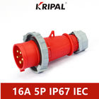 16A 5P IP67 IEC चरण इन्वर्टर प्लग और पैनल माउंटेड सॉकेट