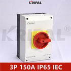 150A 3P IP65 औद्योगिक जलरोधक यूकेपी आइसोलेटर स्विच आईईसी मानक