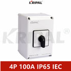 IP65 230V 440V 100A IEC मानक पनरोक रोटरी कैम स्विच