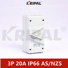 KRIPAL 3Pole 20A वाटरप्रूफ आइसोलेटर स्विच यूकेएफ IP66 ऑस्ट्रेलियाई मानक