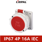 16A 3P 220V IP67 वाटरप्रूफ इंडस्ट्रियल सॉकेट यूनिवर्सल IEC स्टैंडर्ड: