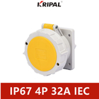 16A 3P 220V IP67 वाटरप्रूफ इंडस्ट्रियल सॉकेट यूनिवर्सल IEC स्टैंडर्ड: