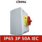 कृपल IP65 विद्युत रोटरी स्विच 4 पोल 40A पनरोक आईईसी मानक