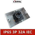 कृपल IP65 विद्युत रोटरी स्विच 4 पोल 40A पनरोक आईईसी मानक