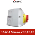 3 पोल IP65 रोटरी आइसोलेटर स्विच 230-440V 32Amp IEC Standard