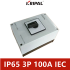चार पोल IP65 विद्युत परिवर्तन कैम स्विच 100A 230-440V