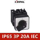 आईईसी मानक 3 स्थिति कैम स्विच IP65 तीन चरण 20A 230-440V