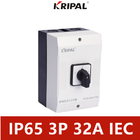 32A 3 पोल IP65 वाटरप्रूफ लीवर स्विच 230-440V CE सर्टिफिकेट:
