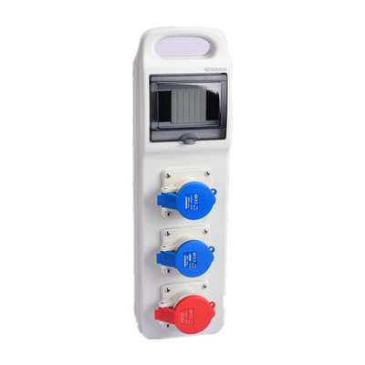 230V 32 Amp IP67 पोर्टेबल सॉकेट बॉक्स पीसी प्लास्टिक बॉक्स IEC मानक: