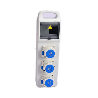 230V 32 Amp IP67 पोर्टेबल सॉकेट बॉक्स पीसी प्लास्टिक बॉक्स IEC मानक: